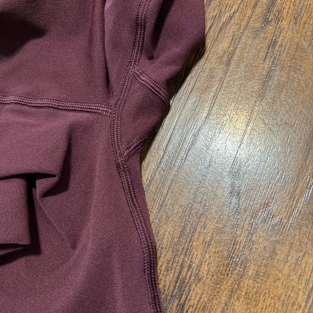 Lululemon Athletica Deep Wine Leggings